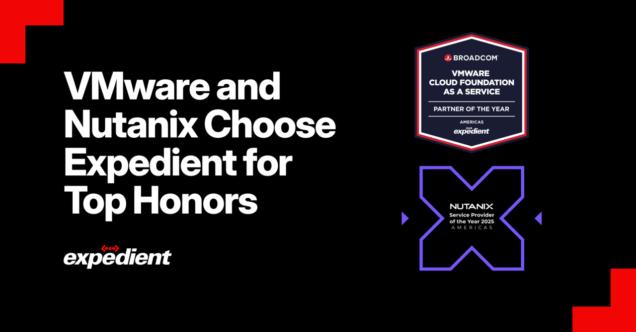 VMware and Nutanix Choose Expedient for Top Honors