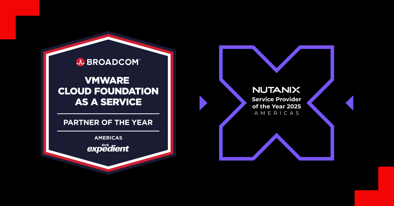 Expedient Named VMware Cloud Foundation as a Service Partner of the Year for the Americas!